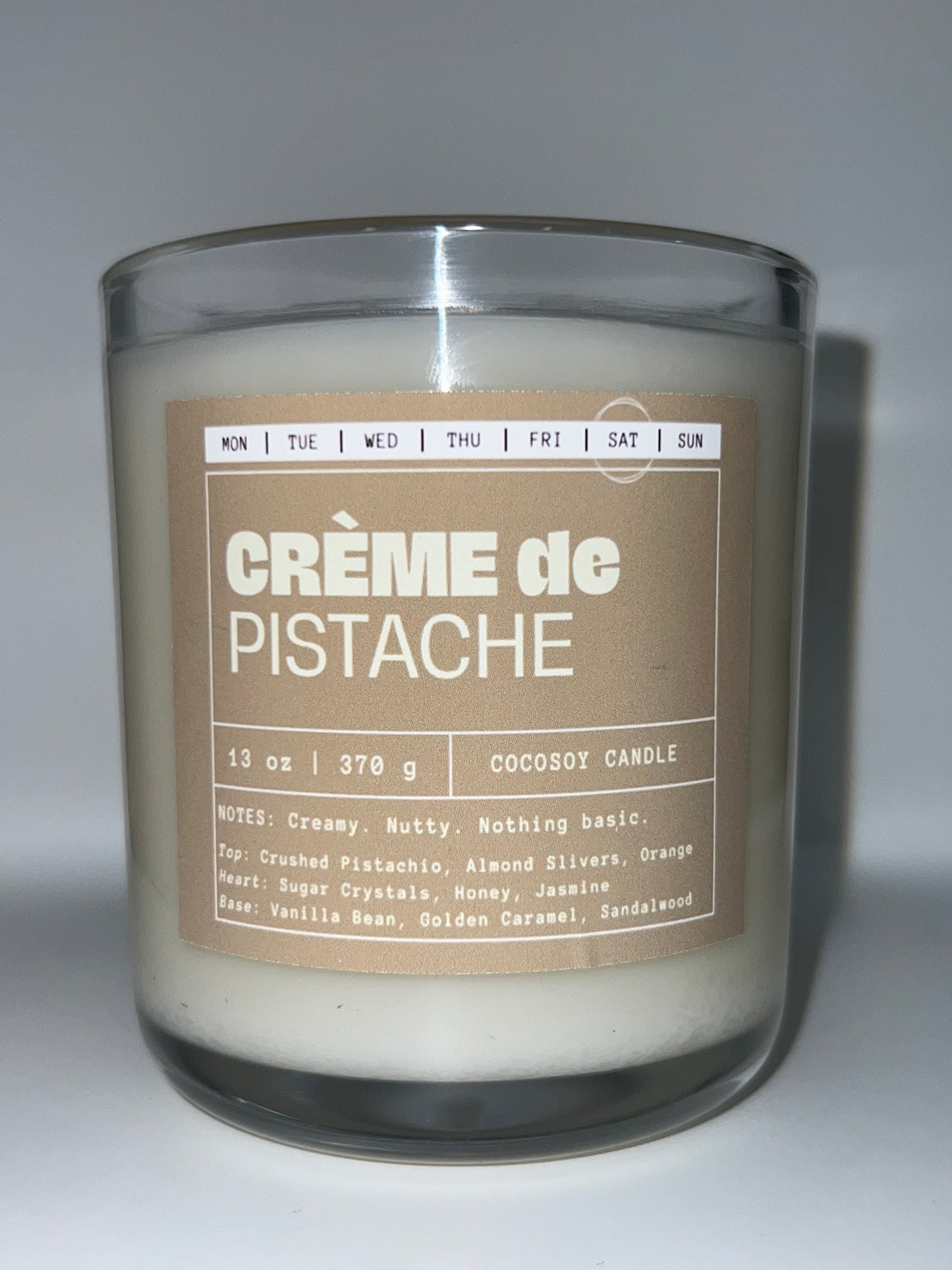 CRÈME DE PISTACHE - Saturday | Gourmand | Nutty