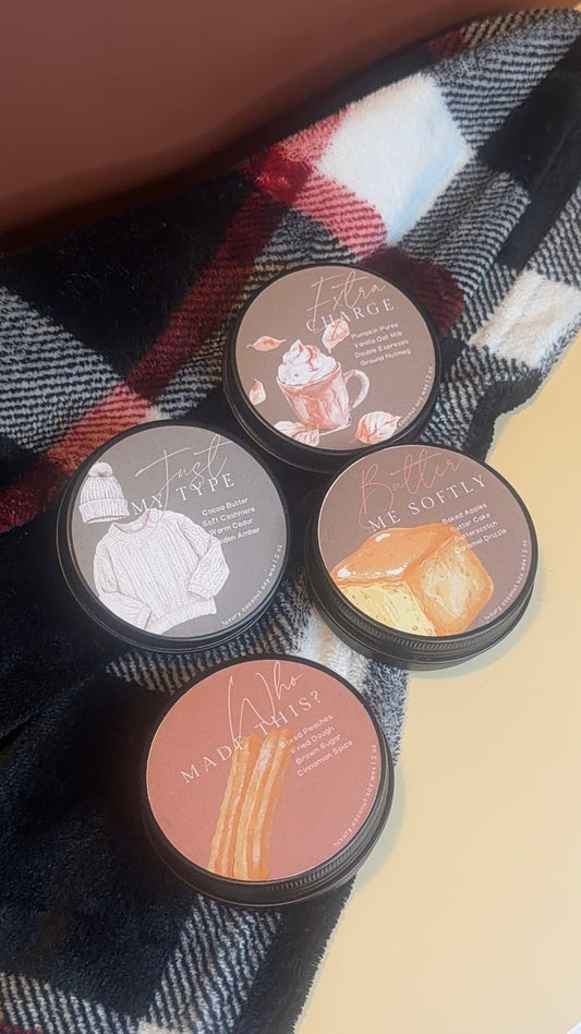 Homey Fall Mini Candle Sample | 2 oz Tin