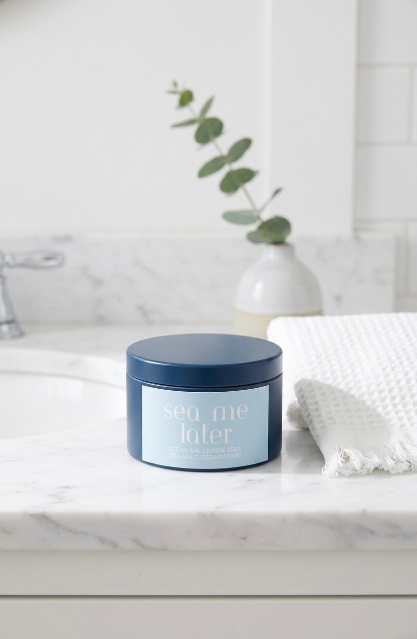 Ocean Air Coconut Soy Candle | Sea Me Later