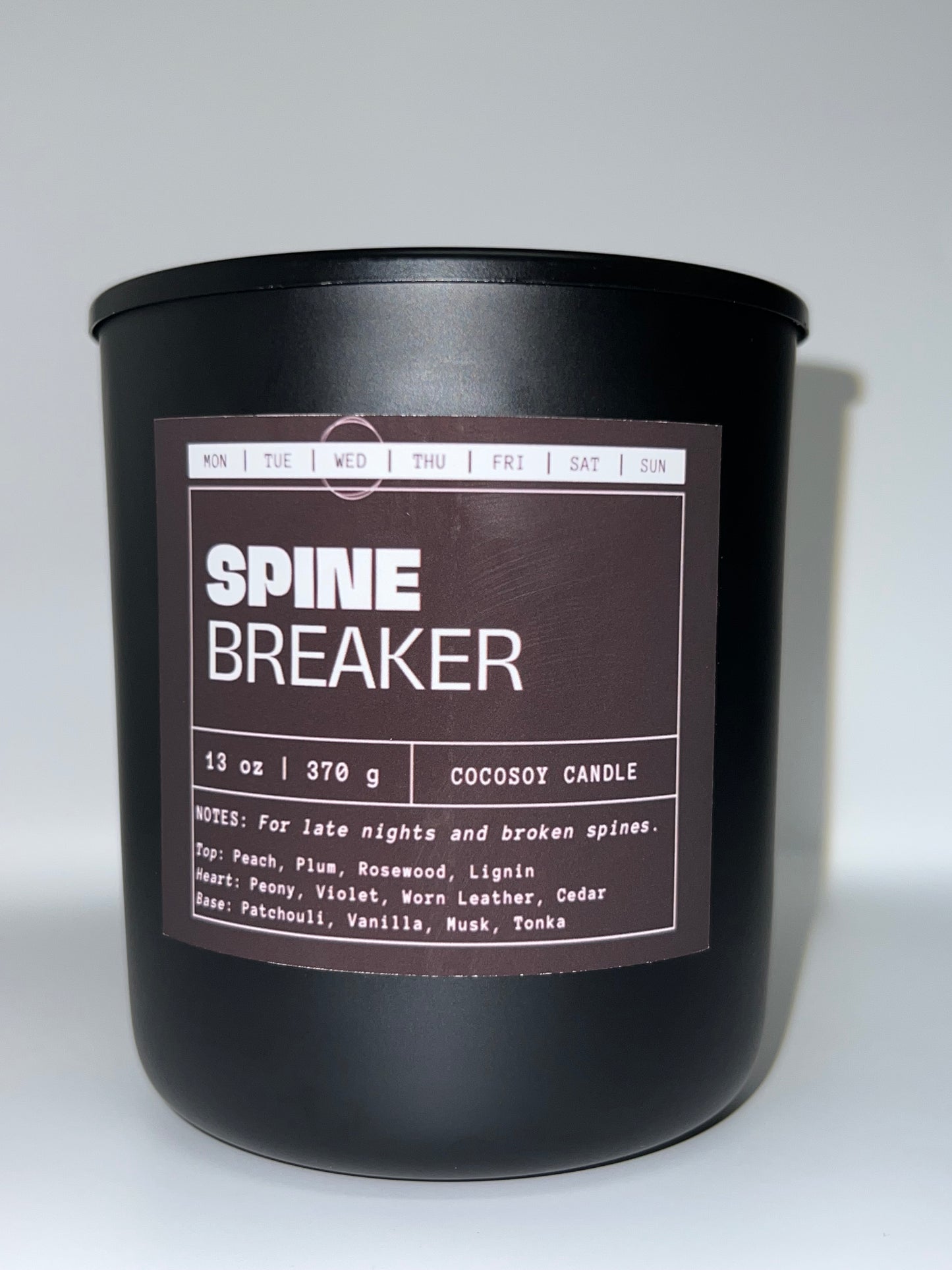 SPINE BREAKER - Wednesday | Woody | Leather