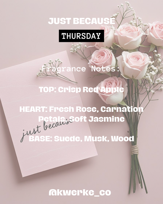 JUST BECAUSE - Thursday | Floral | Musk