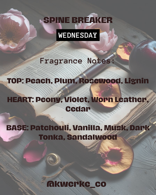 SPINE BREAKER - Wednesday | Woody | Leather