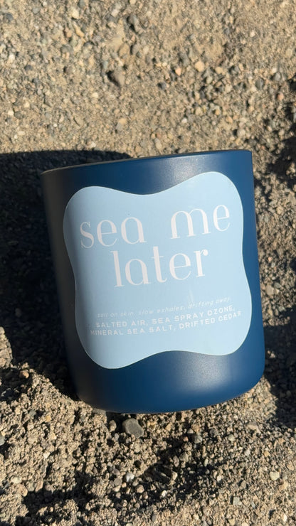 Ocean Air Coconut Soy Candle | Sea Me Later