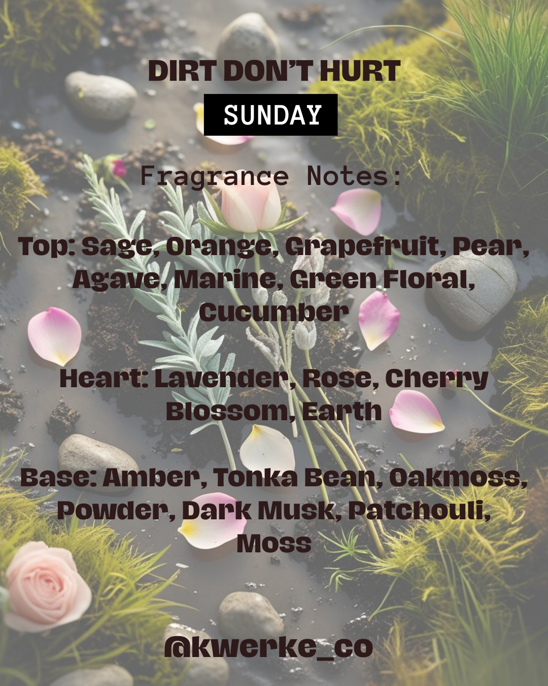 DIRT DON’T HURT - Sunday | Earthy | Herbal