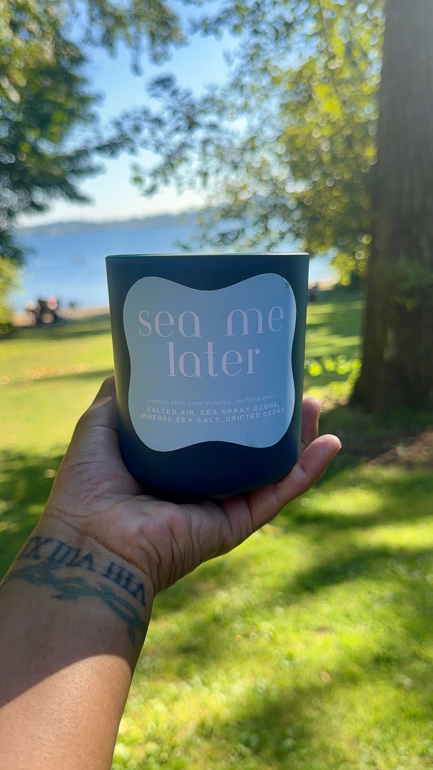 Ocean Air Coconut Soy Candle | Sea Me Later