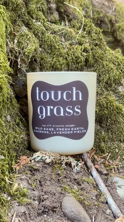 Sage Moss Coconut Soy Candle | Touch Grass