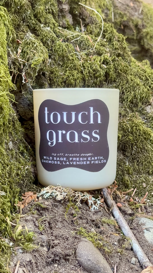 Sage Moss Coconut Soy Candle | Touch Grass