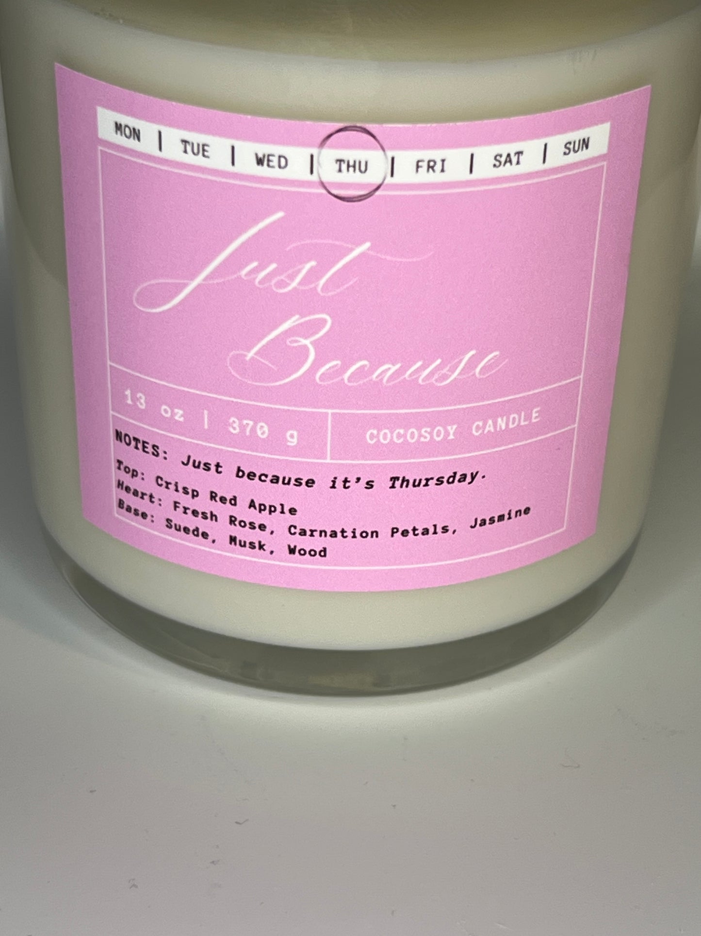JUST BECAUSE - Thursday | Floral | Musk