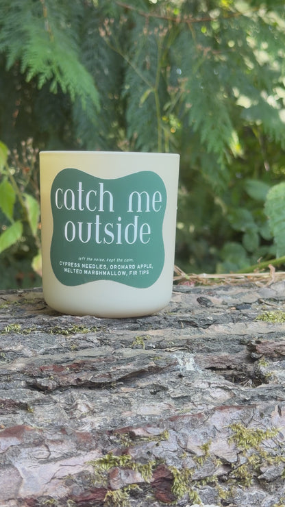 Evergreen Marshmallow Coconut Soy Candle | Catch Me Outside